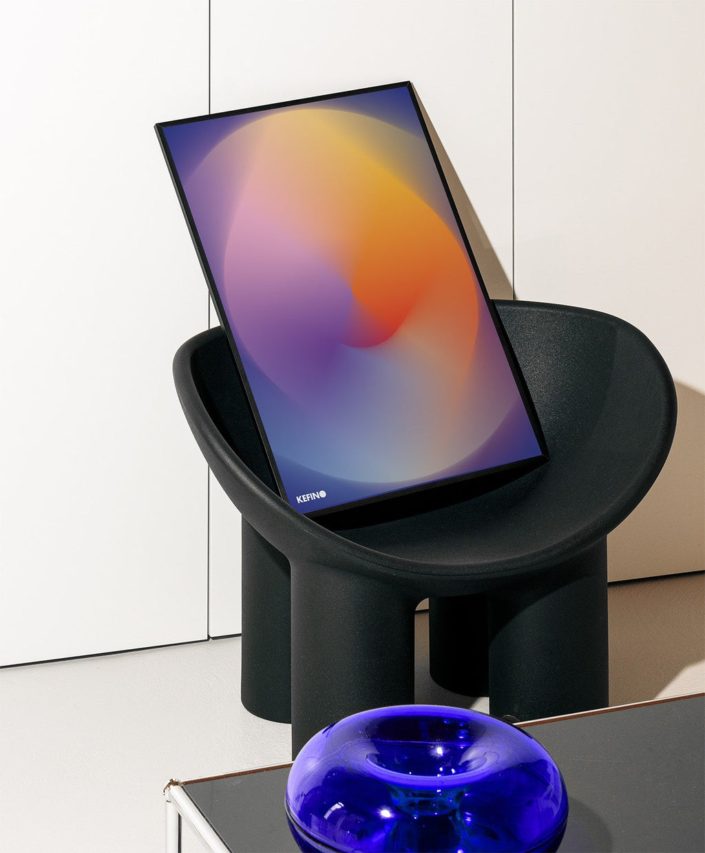Colour Gradient Blur Black Frame Kefino
