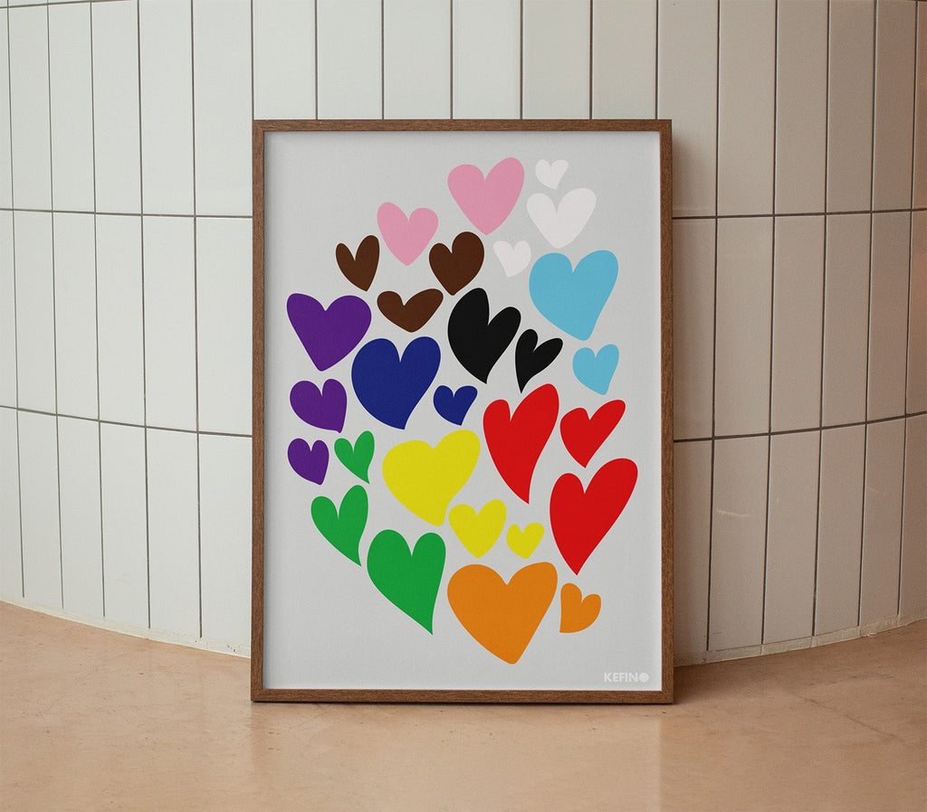Hearty Poster Natural Wood Kefino