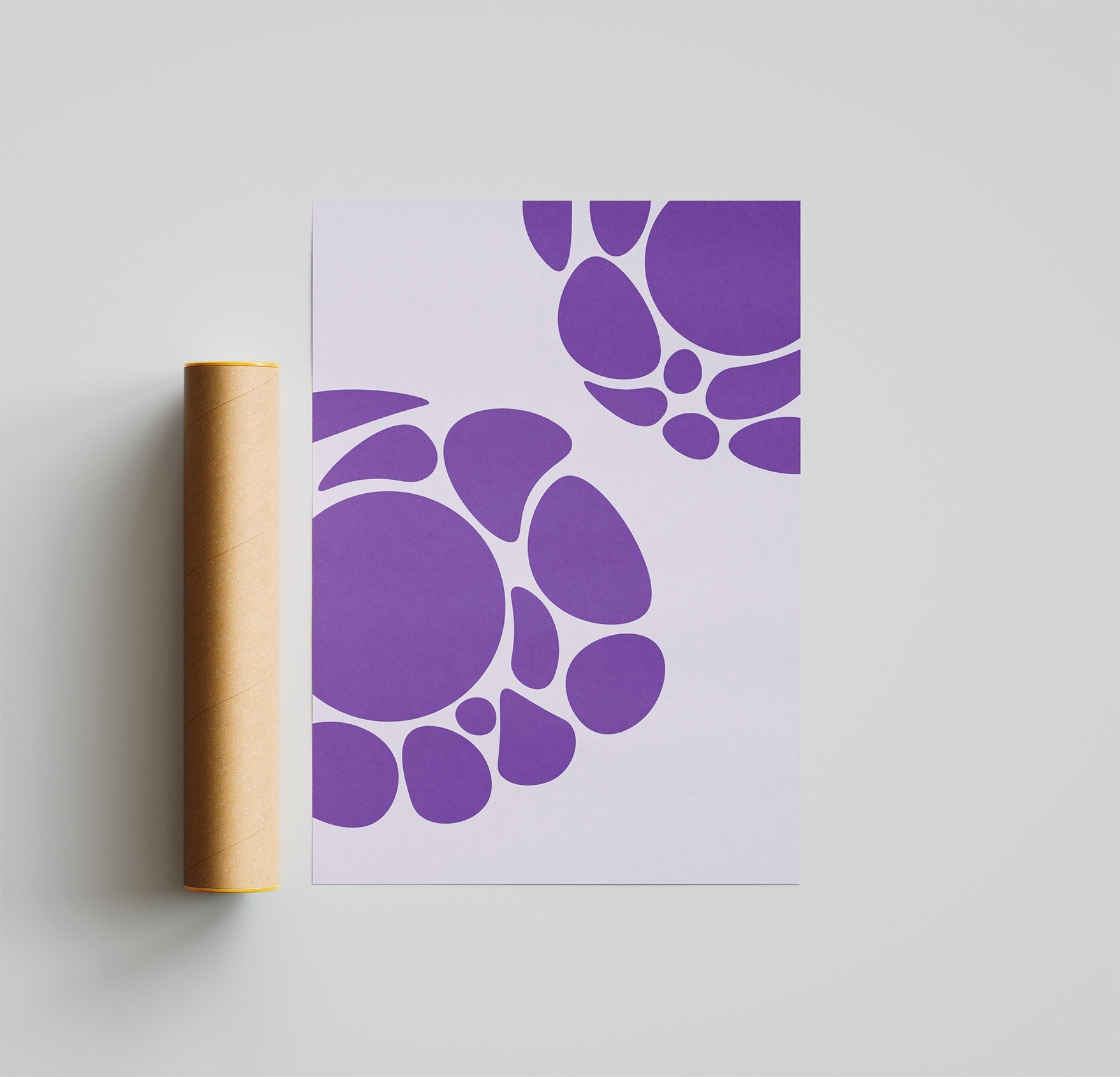 Purple Haze Poster Unframed Kefino