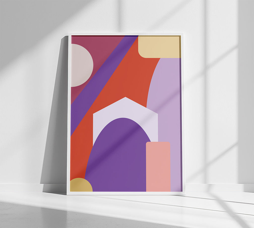 Mi Casa Poster White Frame Kefino