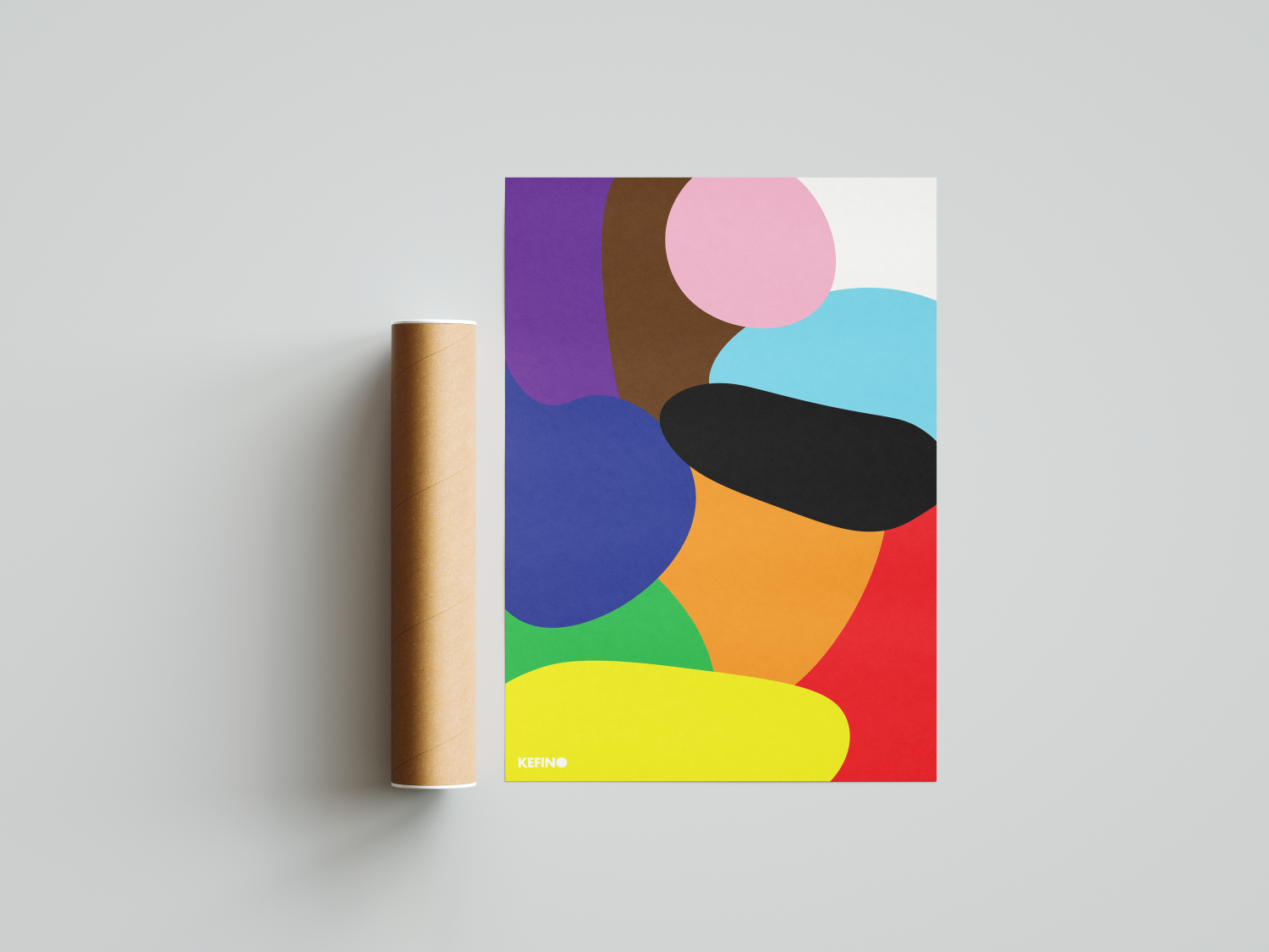 Humanity Rainbow Poster Unframed Kefino