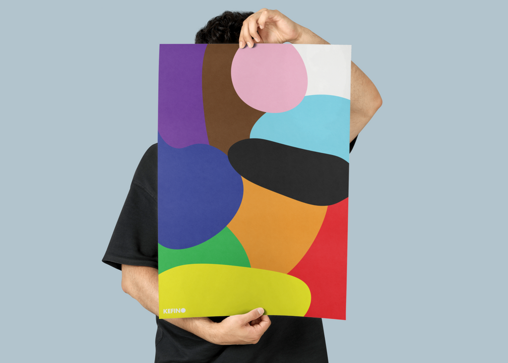 Humanity Rainbow Poster A2 (42x59.4cm) Unframed Kefino