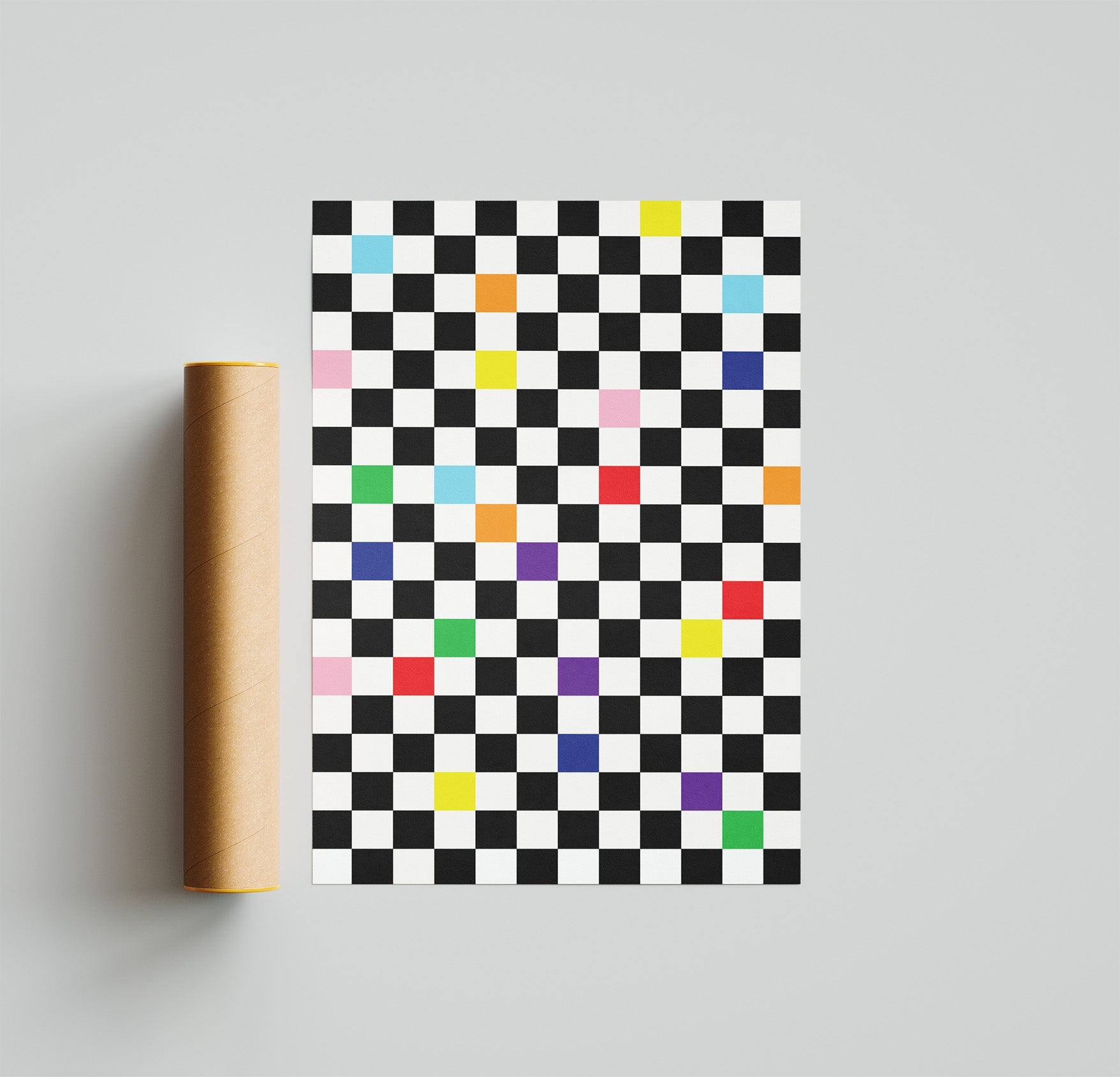 Checkmate Poster Unframed Kefino