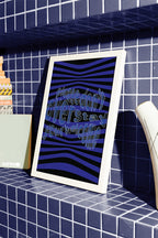 Please don't overstay your welcome Poster White Frame Kefino