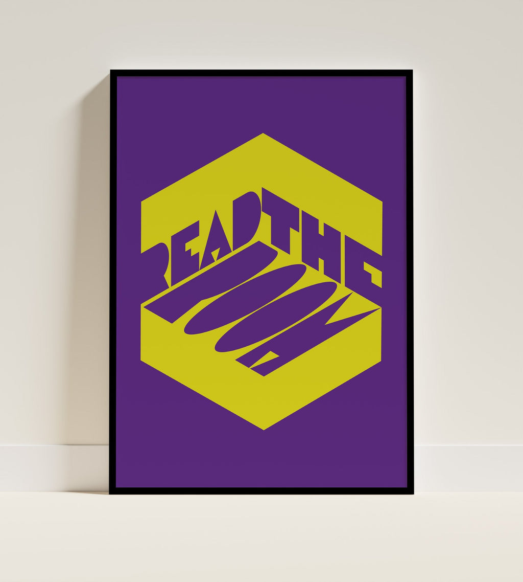 Read the Room Poster Black Frame Kefino