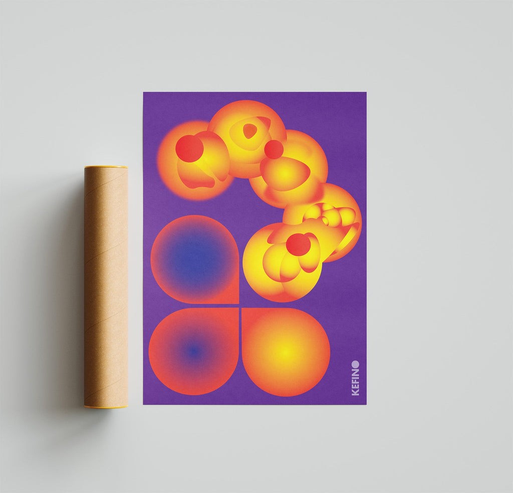 Cosmic Echoes Poster Unframed Kefino