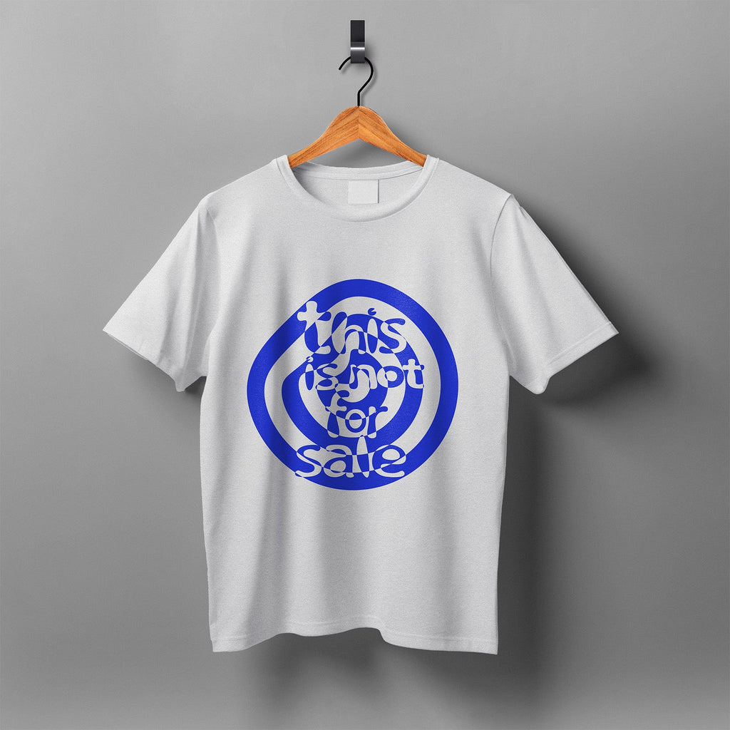 This Is Not For Sale T-Shirt - White/Blue White Blue Kefino