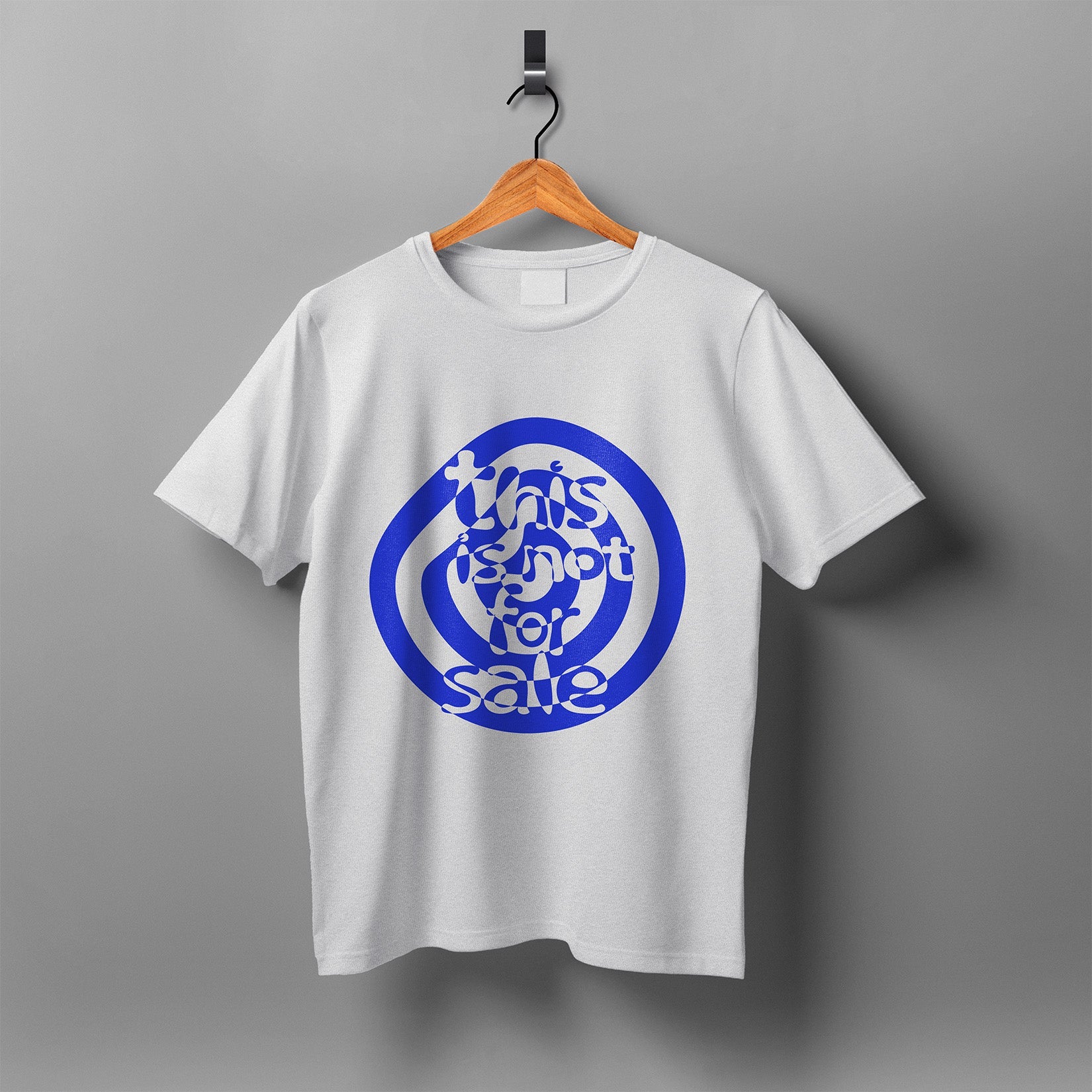 This Is Not For Sale T-Shirt - White/Blue White Blue Kefino