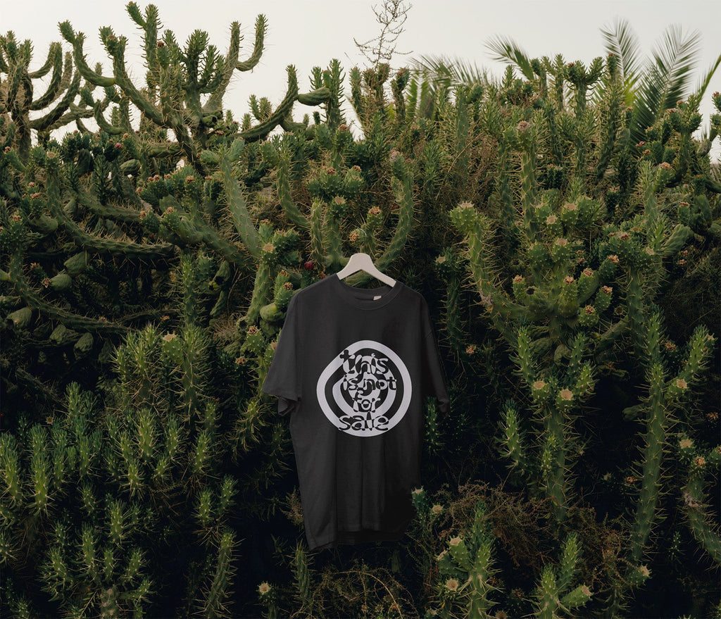 This Is Not For Sale T-Shirt − Black/White Kefino