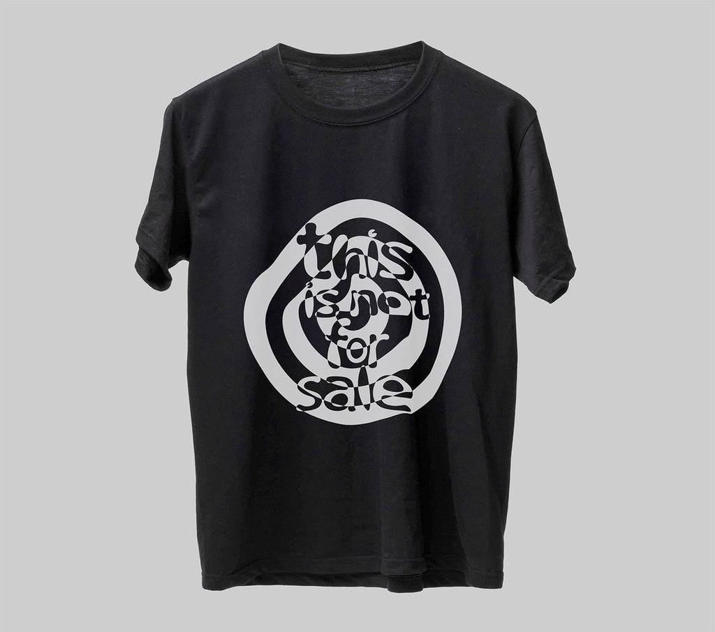 This Is Not For Sale T-Shirt − Black/White Black White Kefino