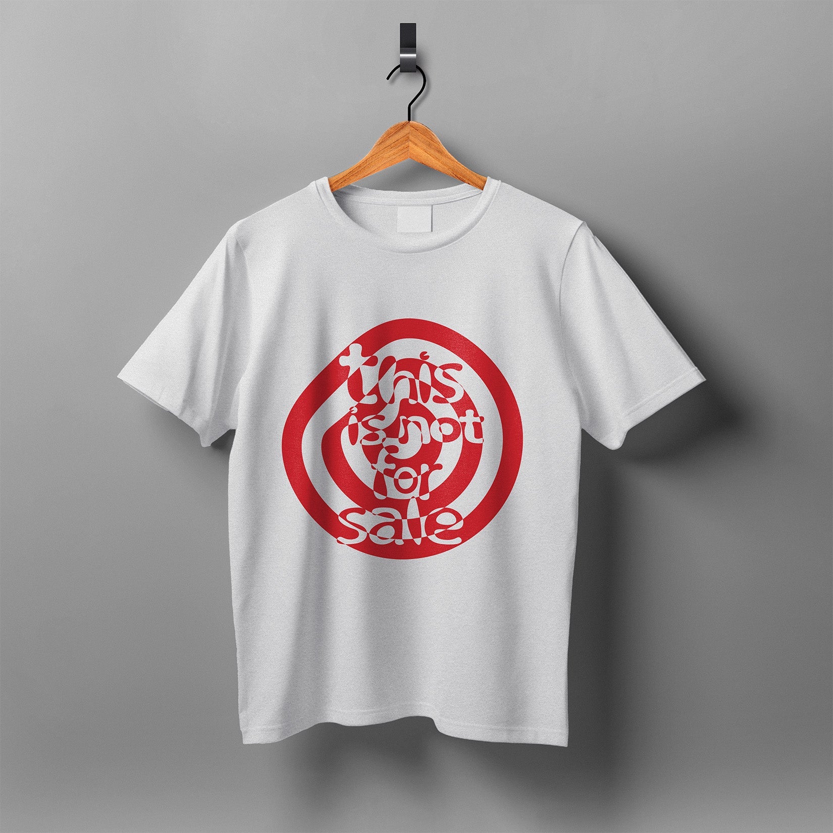This Is Not For Sale T-Shirt - White/Red White Red Kefino