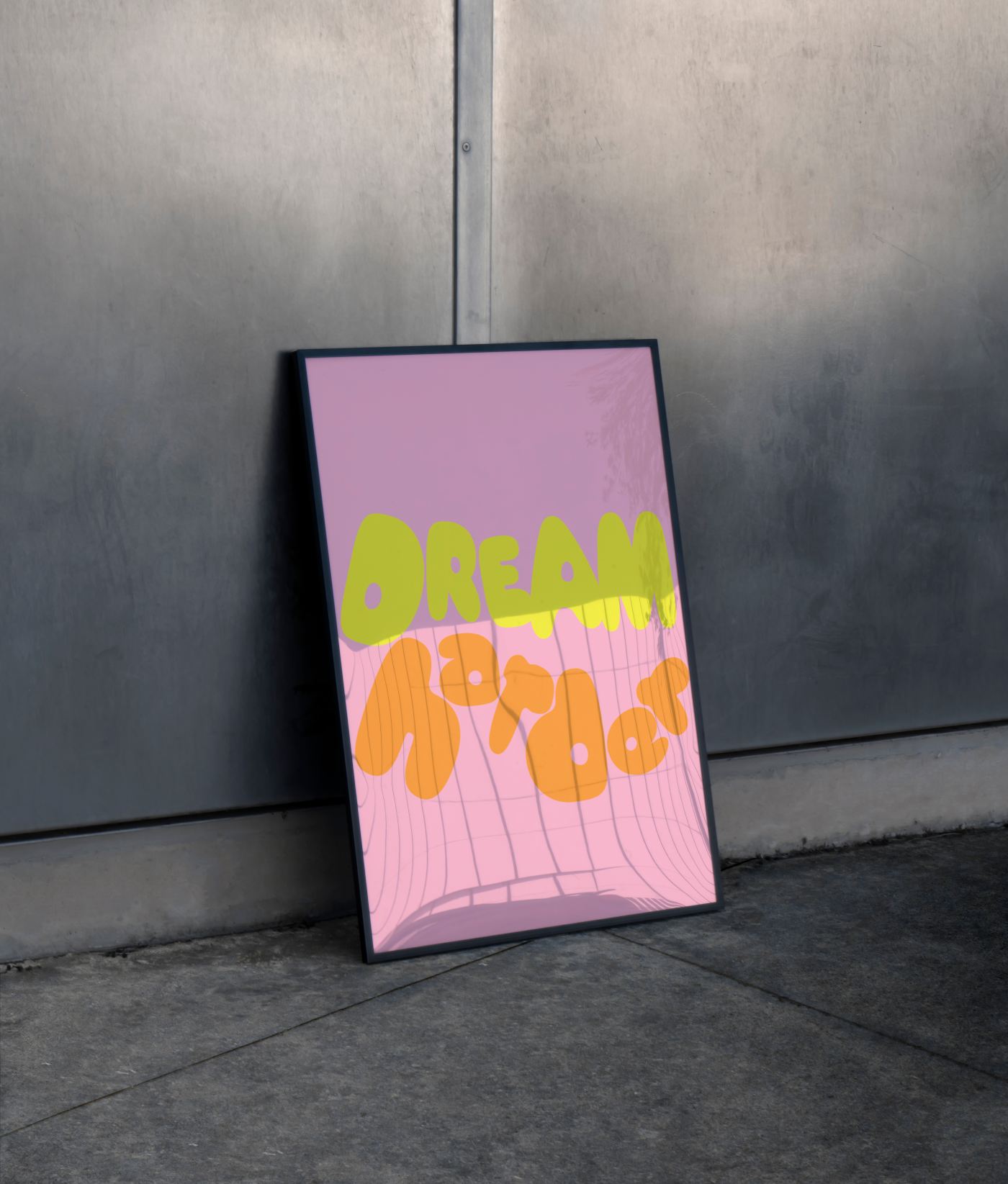 Dream Harder Poster Black Frame Kefino