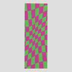 MEADOW Pink & Green Checkerboard Runner 180x63cm Contrado