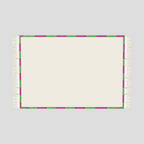 MEADOW Pink and Green Rug − small Contrado