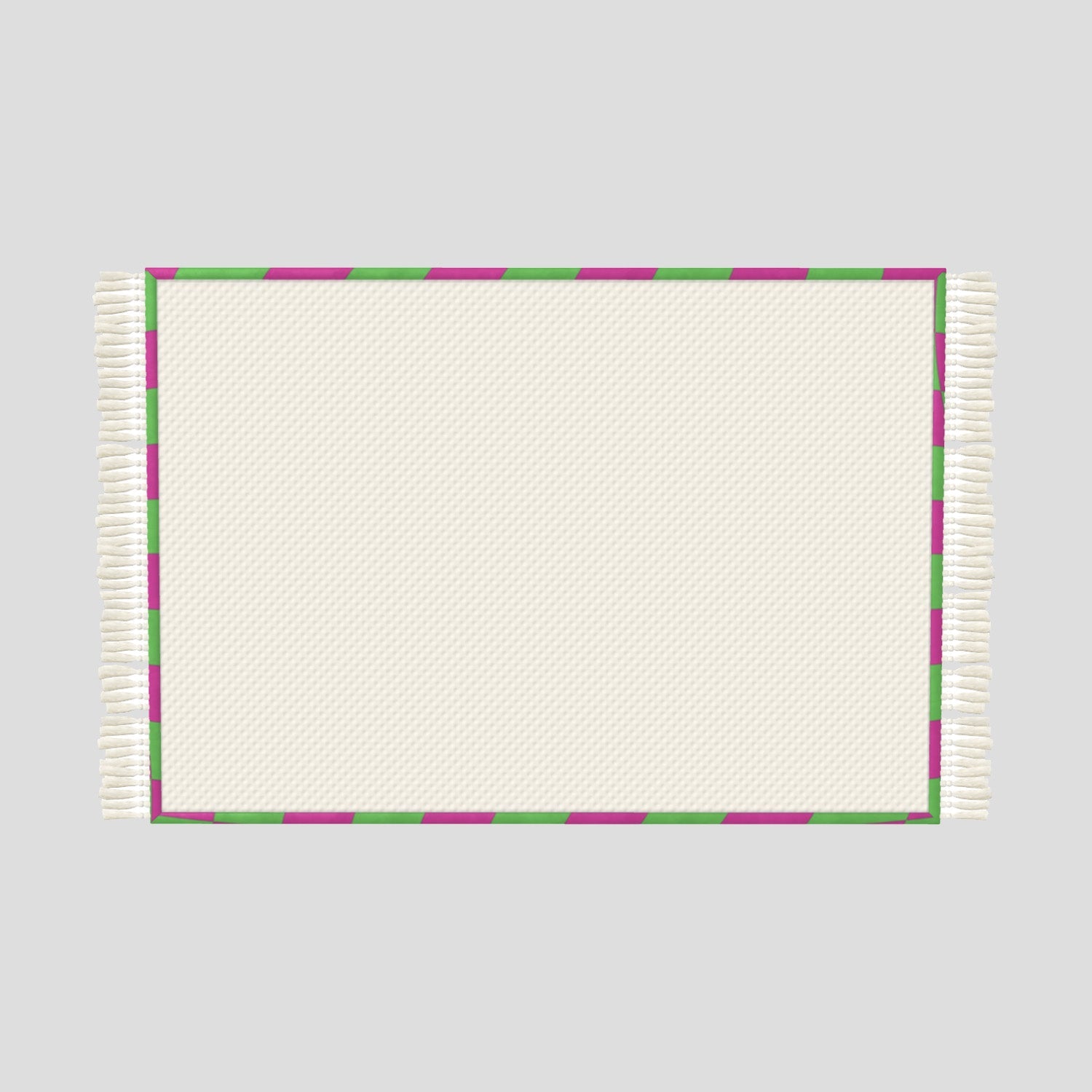 MEADOW Pink and Green Rug − small Contrado
