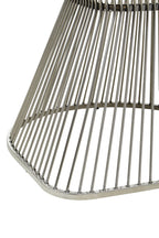 MESH NOIR Wired Lounge Chair with Black Velvet Upholstery over Stainless Steel Frame KEFINO