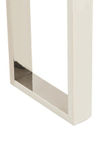 TERRA Acacia Wood Drawer Console with Polished Stainless Steel Legs KEFINO