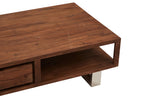 TERRA Acacia Wood Coffee Table with Drawer KEFINO