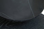 STRATUM Contemporary Black, Gold and Stone 3-tiered Coffee Table/Side Table KEFINO