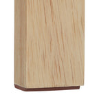STACK Four-legged Bent Rubber Wood Stool − stackable KEFINO