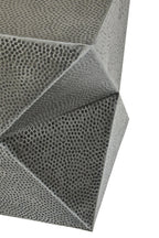 APEX Inverted Triangular Stool/Side Table in Antique Zinc KEFINO
