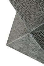 APEX Inverted Triangular Stool/Side Table in Antique Zinc KEFINO