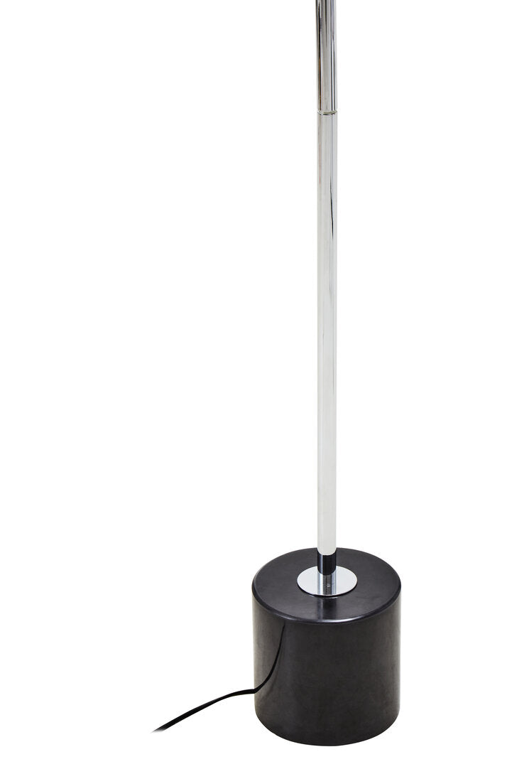 BINARY (Floor) Two-Sphere Silver Finish Metal Floor Lamp KEFINO