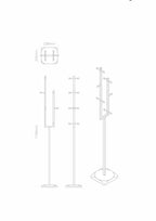KNOB Metal and Ceramic Balls Coat Stand KEFINO