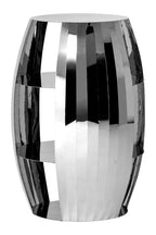 PRISM Mirrored Side Table with two Tiers Storage − Stainless Steel KEFINO