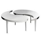 DUET Stainless Steel Yin and Yang Coffee Table Set KEFINO