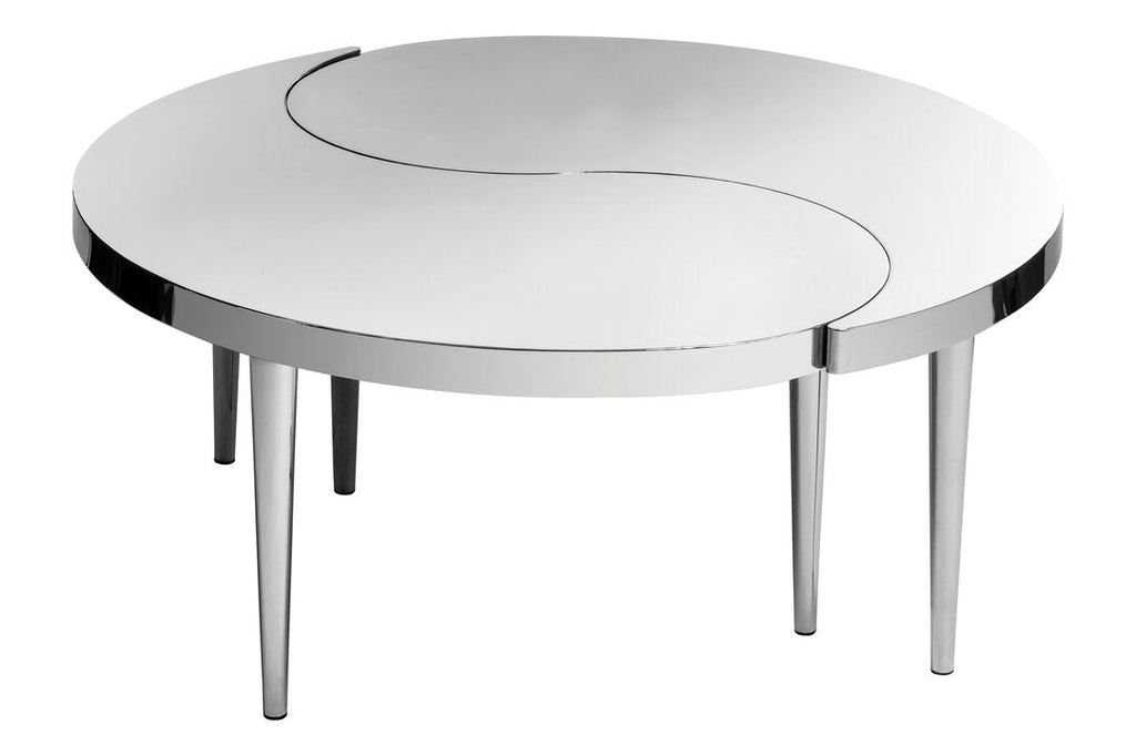 DUET Stainless Steel Yin and Yang Coffee Table Set KEFINO