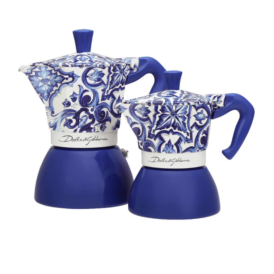 Bialetti X Dolce&Gabbana Blue Mediterranean Moka Induction Brew Italia