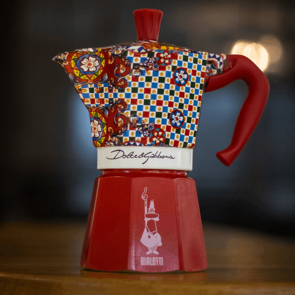 Bialetti X Dolce&Gabbana Sicilian Cart Moka Express | 3 or 6 cup Brew Italia