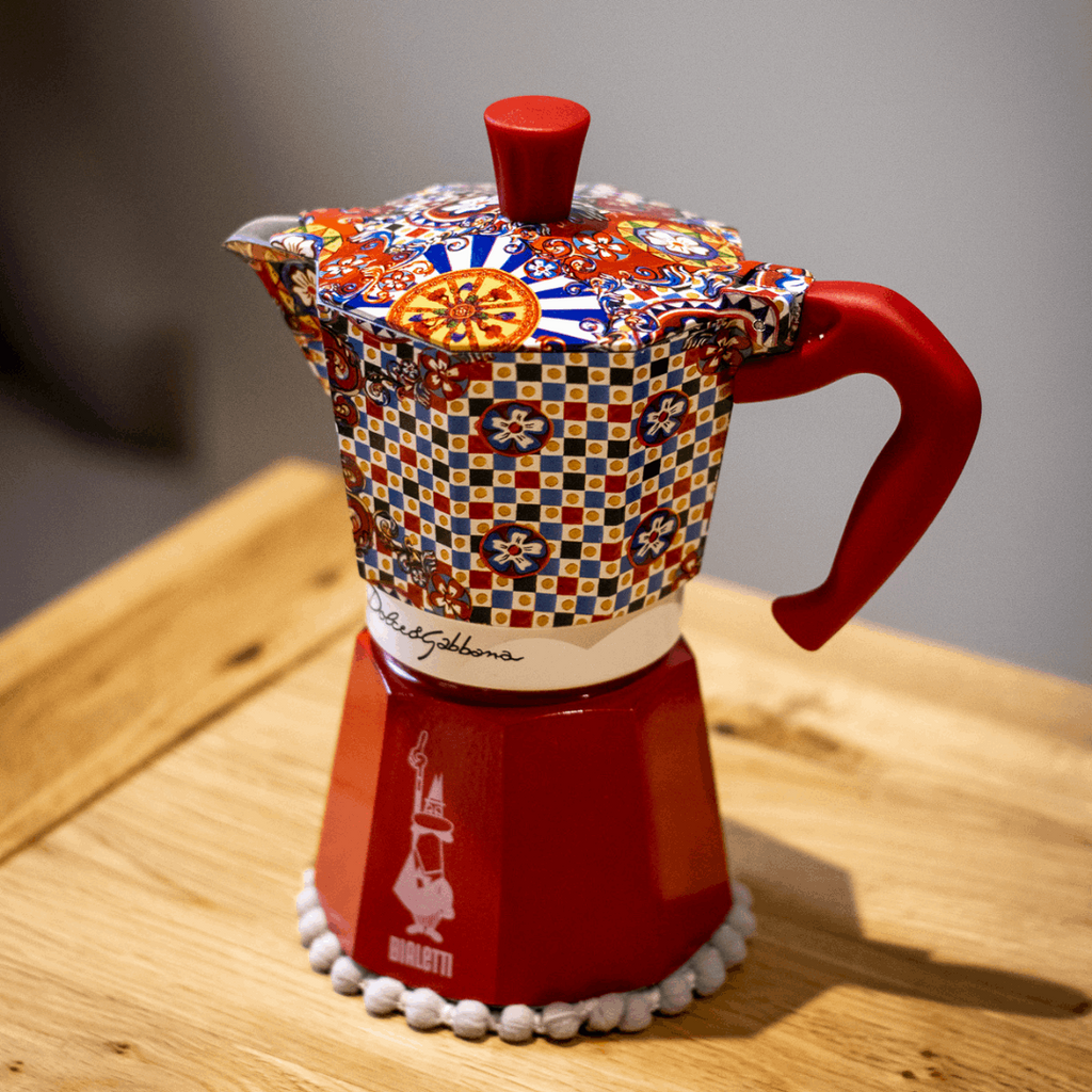 Bialetti X Dolce&Gabbana Sicilian Cart Moka Express | 3 or 6 cup Brew Italia