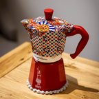 Bialetti X Dolce&Gabbana Sicilian Cart Moka Express | 3 or 6 cup Brew Italia