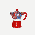 Bialetti X Dolce&Gabbana Sicilian Cart Gift Set (Moka 3 Cup and Coffee) Brew Italia