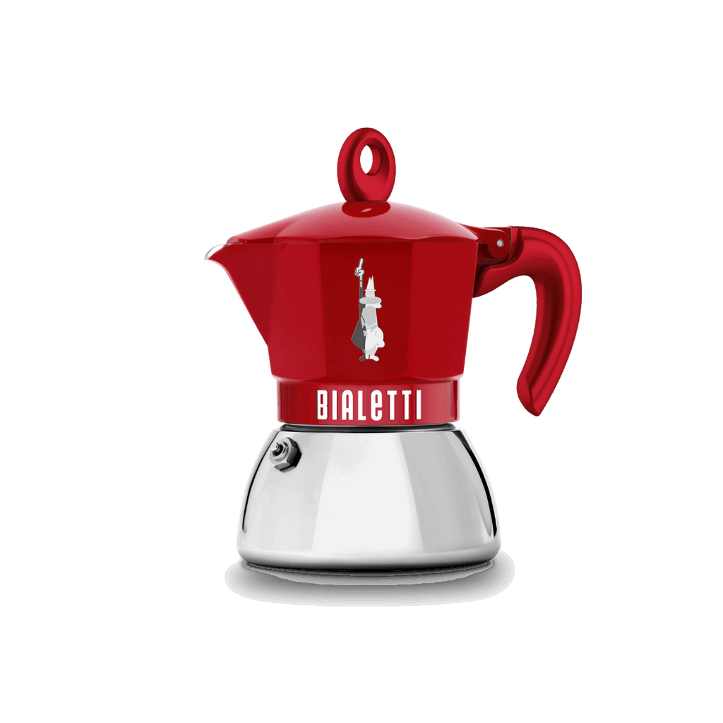 Red Moka Induction Exclusive | 2 or 4 cup 2 Cup Brew Italia