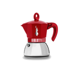 Red Moka Induction Exclusive | 2 or 4 cup 2 Cup Brew Italia