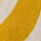 Joli Wave Yellow & White Rug | Rectangular | 80x150cm − 200x290cm The Rugs