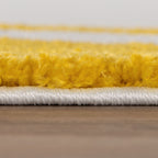 Joli Wave Yellow & White Rug | Rectangular | 80x150cm − 200x290cm The Rugs
