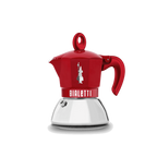 Red Moka Induction Exclusive | 2 or 4 cup 4 Cup Brew Italia