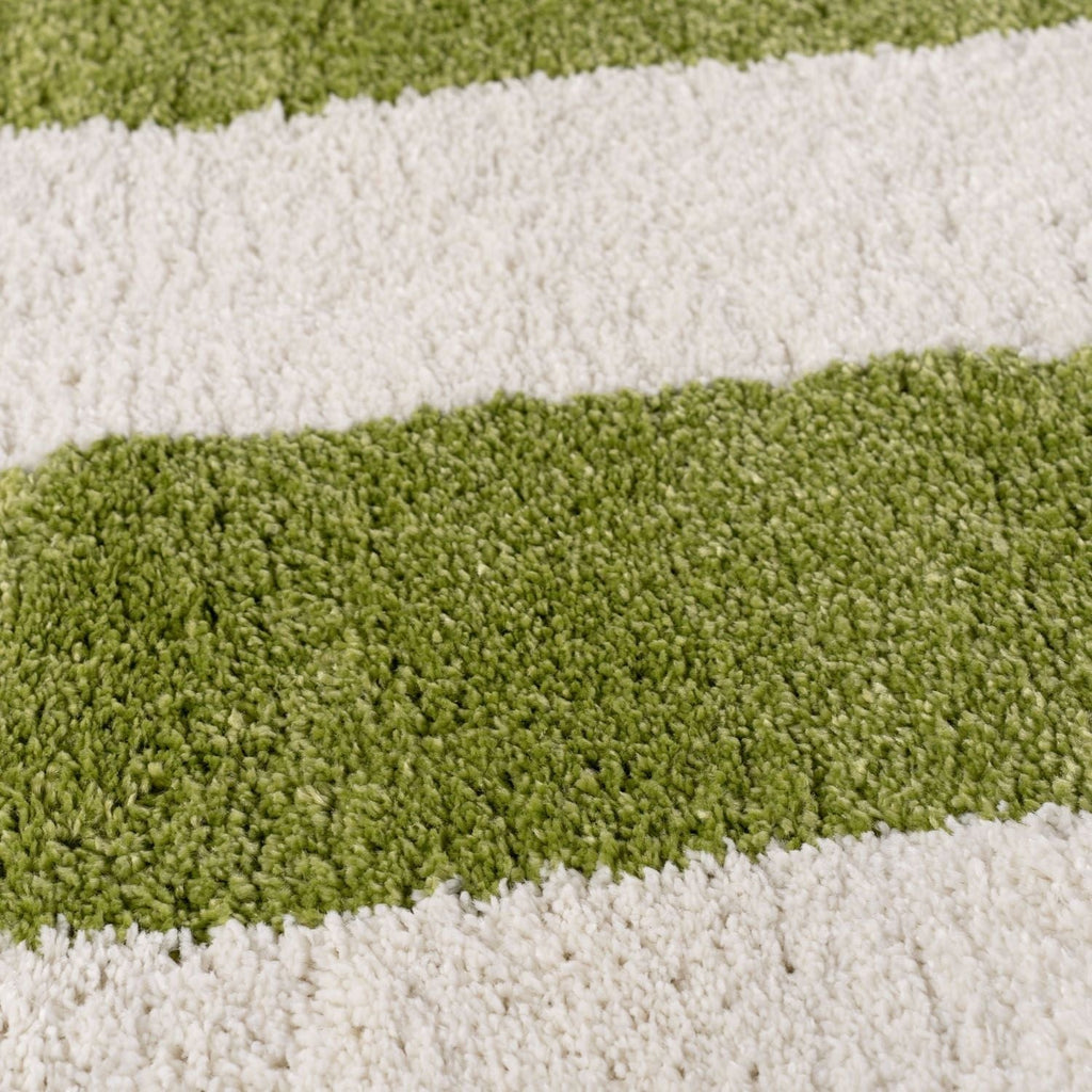 Joli Geometric Green & White Rug | Rectangular | 80x150cm − 200x290cm The Rugs