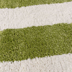 Joli Geometric Green & White Rug | Rectangular | 80x150cm − 200x290cm The Rugs
