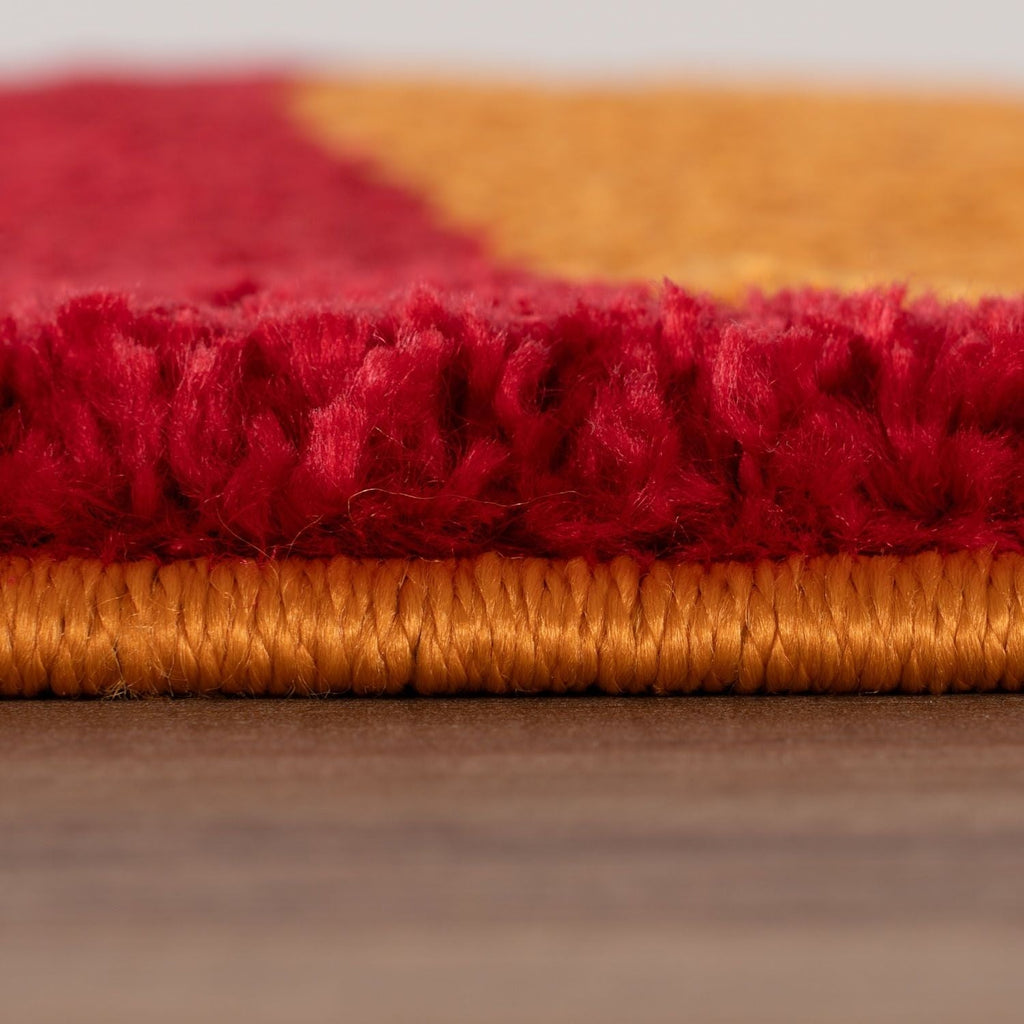 Joli Wave Red & Orange Rug | Rectangular | 80x150cm − 200x290cm The Rugs