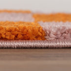 Joli Wave Orange & Pink Rug | Rectangular | 80x150cm − 200x290cm The Rugs