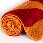 Joli Wave Red & Orange Rug | Rectangular | 80x150cm − 200x290cm The Rugs
