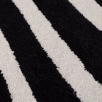Joli Wavy Stripes Black & White Rug | Rectangular | 80x150cm − 200x290cm The Rugs