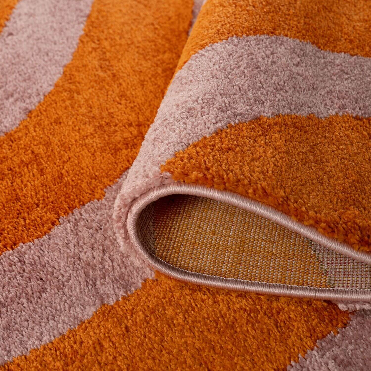 Joli Wave Orange & Pink Rug | Rectangular | 80x150cm − 200x290cm The Rugs