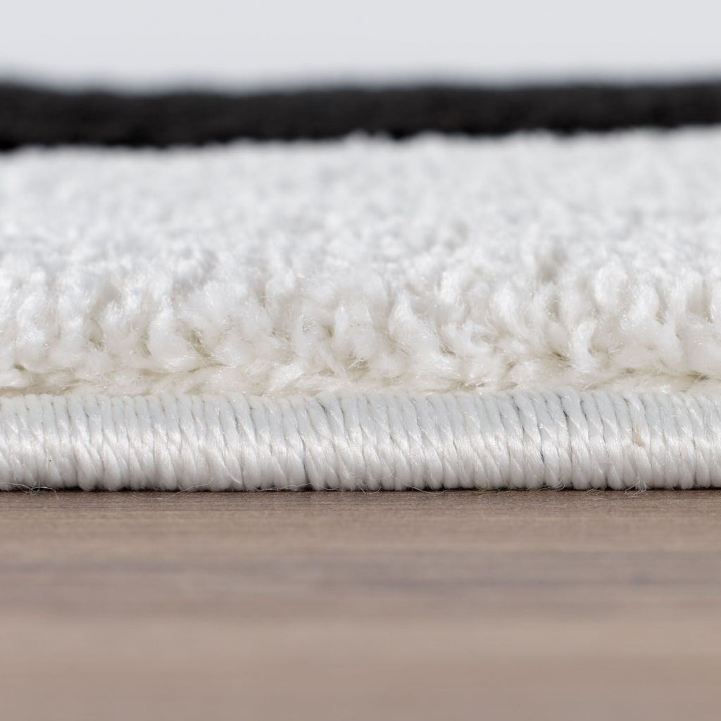 Joli Wavy Stripes Black & White Rug | Rectangular | 80x150cm − 200x290cm The Rugs