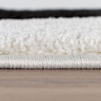 Joli Black & White Doodle Rug | Rectangular | 80x150cm − 200x290cm The Rugs
